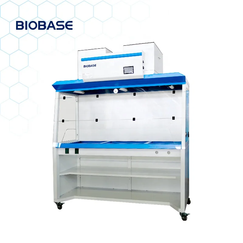 BIOBASE Ductless Fume Hood LCD Tuoch Screen Control Panel easy to Operate FH(C) Ductless Fume Hood for Lab
