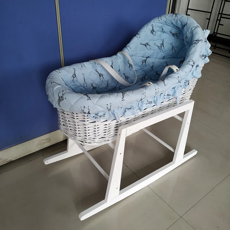  Эко-детская кроватка ручной работы плетеная корзина из ротанга детская