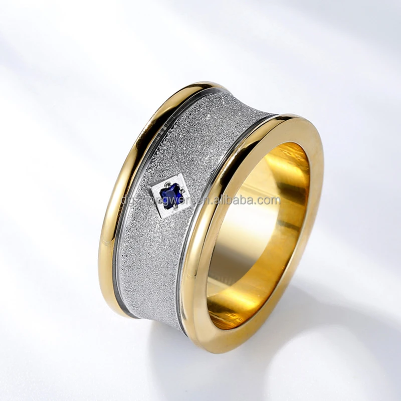 Производитель Custom14K 18K Позолоченные ювелирные изделия с бриллиантами кольца из титановой нержавеющей стали золотые уплотнительные для женщин и