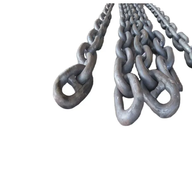 G80 Japanese Offshore Heavy Duty Industrial Steel Link Chain Marine Ship Mooring Steel Stud Link Anchor Chain