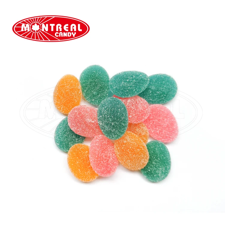 Easter egg shape gummy candy OEM private label candy