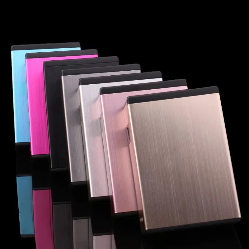 2019 Christmas Gift Amazon Ebay Newest Top Selling Metal Aluminum Push Slide Cigarette Case Box Customized Logo For Men