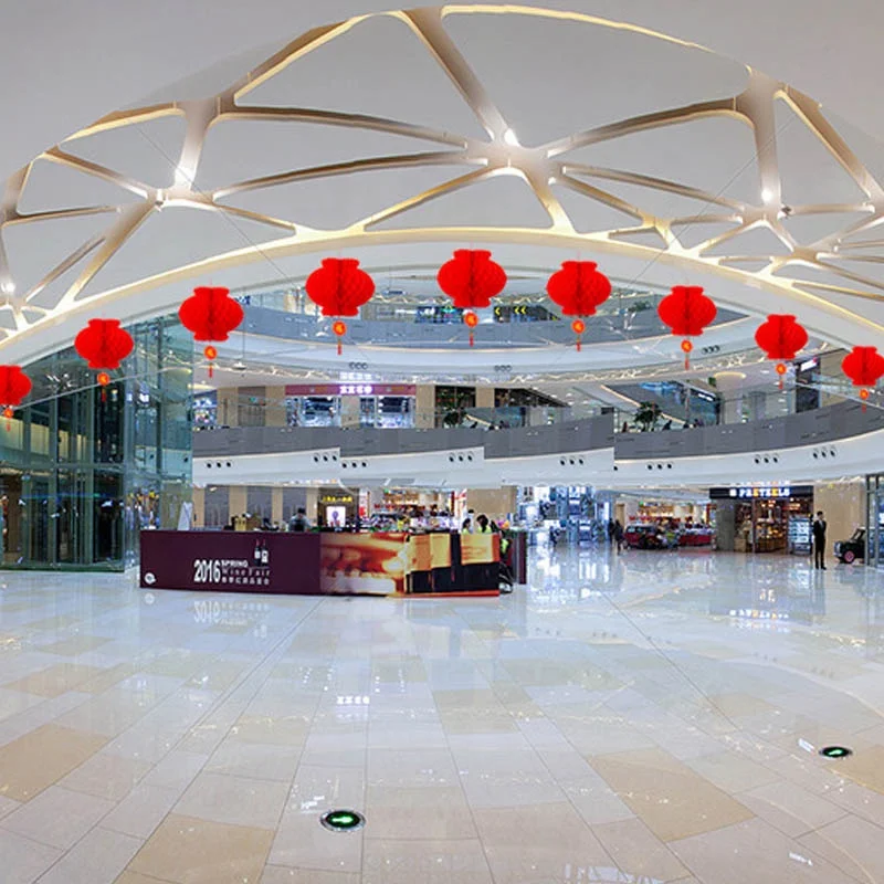 diameter 13-60cm outdoor wall chinese decorative new year hanging red Spring Festival Paper Lantern paper Lanterns decorative