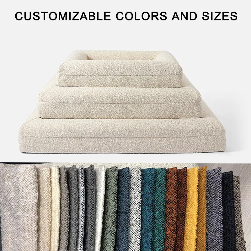 ZMaker Durable Modern Plush Dog Bed High Quality Luxury Orthopedic Memory Foam Dog Bed