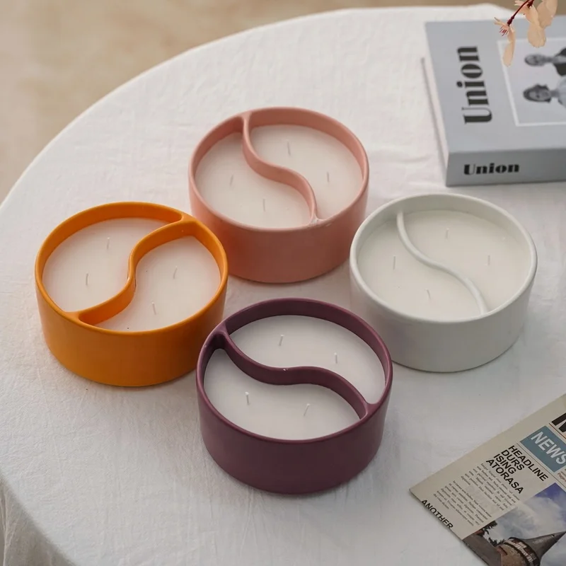 Factory Direct support meanwhile Selling wax candle Ceramic Jar Candles for Home Scented Candle Gift for Women
