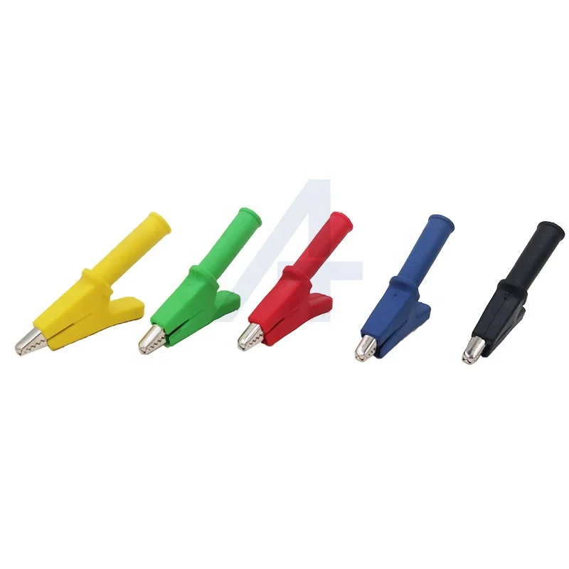 JIALUN Copper Multimeter Test Lead Probes Alligator Clips to 4MM Banana Jack Crocodile Clamp