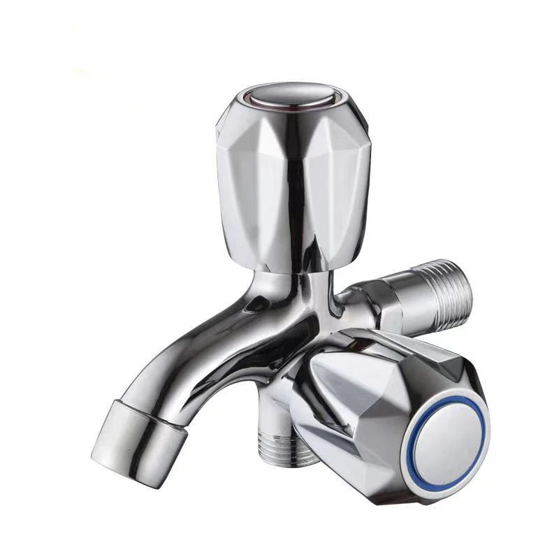 Wholesale Taps Manufacturer Wall Mount Double Use Toilet 2 Way Bathroom Washing Machine Faucet