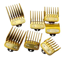 Hair Clipper Limit Comb Fit Barber shop Hair Cutting Guides Combs Accessory With Metal Clip 10 Kind Cutting Lengths Guards Set