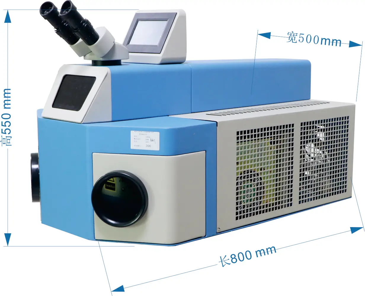 YAG Jewelry Laser Spot Welding Machine for Gold Silver metal