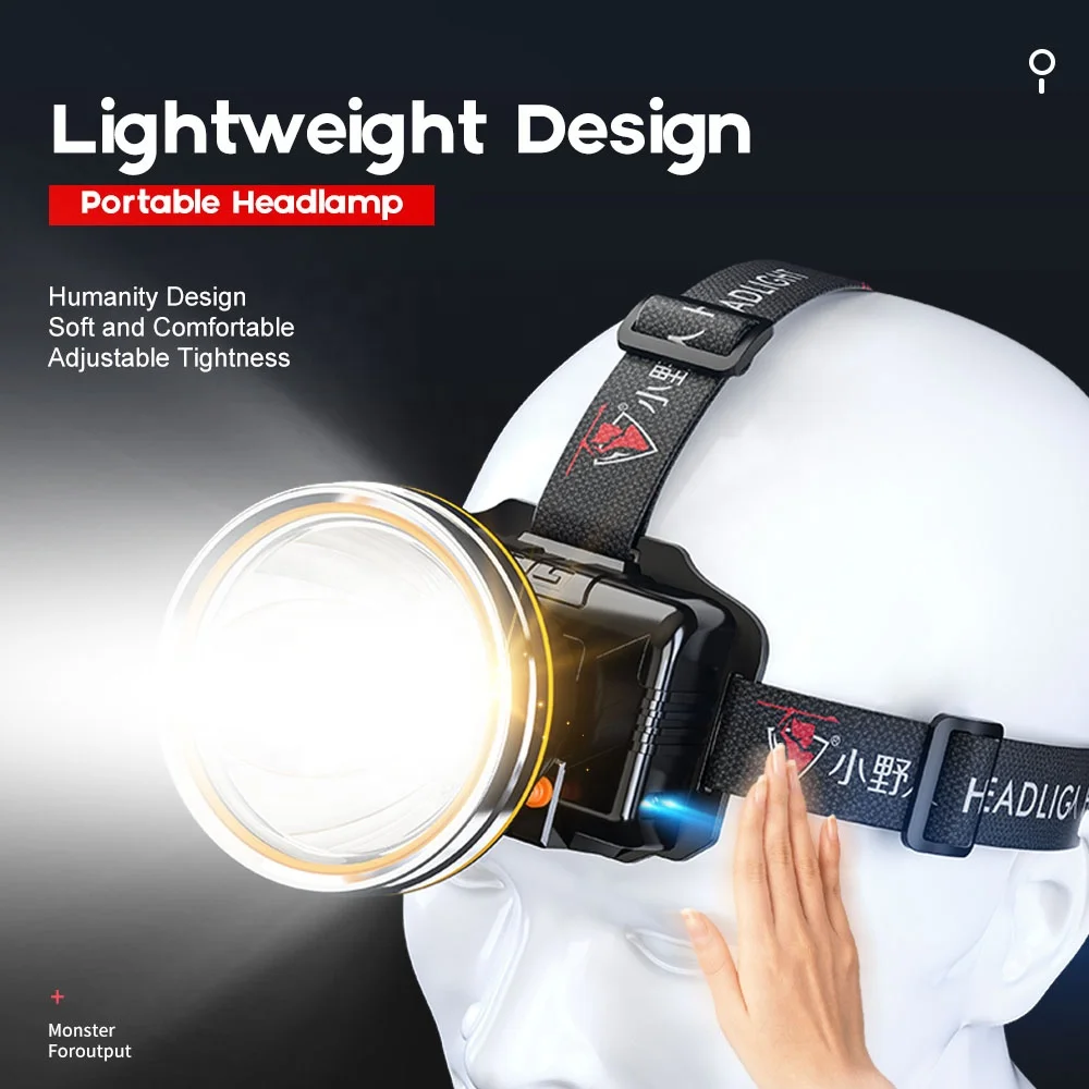 China High Quality Rechargeable LED USB Charge Waterproof Headlamp XPG 500lm High Power Bright Headlamp