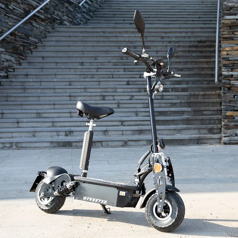 2024 New Safe Electric Scooter Collapsible Portable EEC COC 36V 12Ah Approval  City Bike 500W Brushless Motor  Lithium Battery