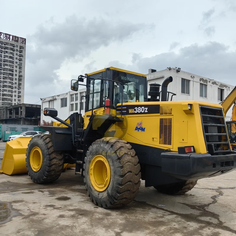 Japan made original komatsu wheel loader wa380 for sale second hand used ready to ship