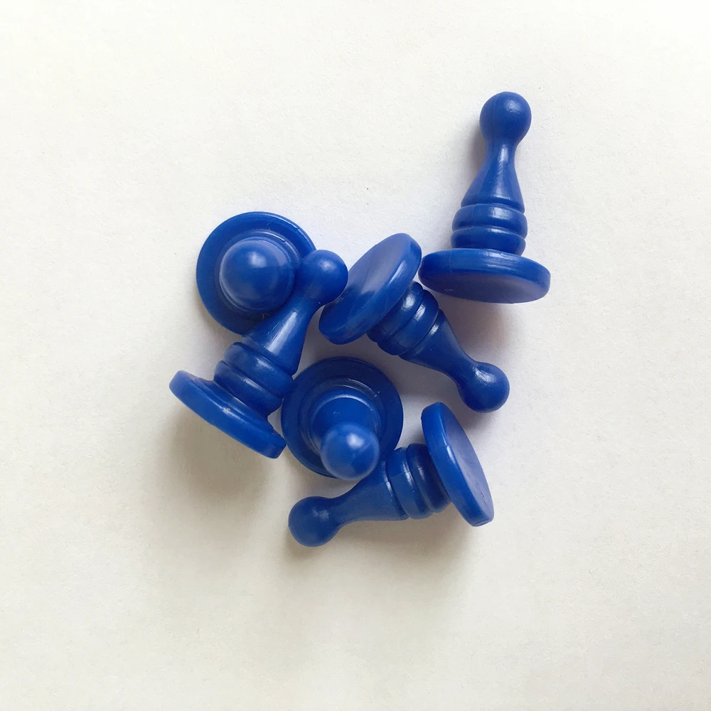 16*25mm Wholesales In Stock Multicolor Chess Piece Tabletop Mini Token Plastic Board Game Pawn