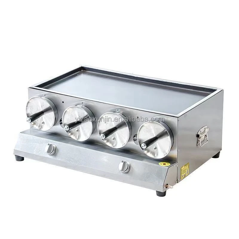 Small Pita Cake Oven with Drawer Arabic Pita Cake Stove Gas Bakery Tunnel Oven