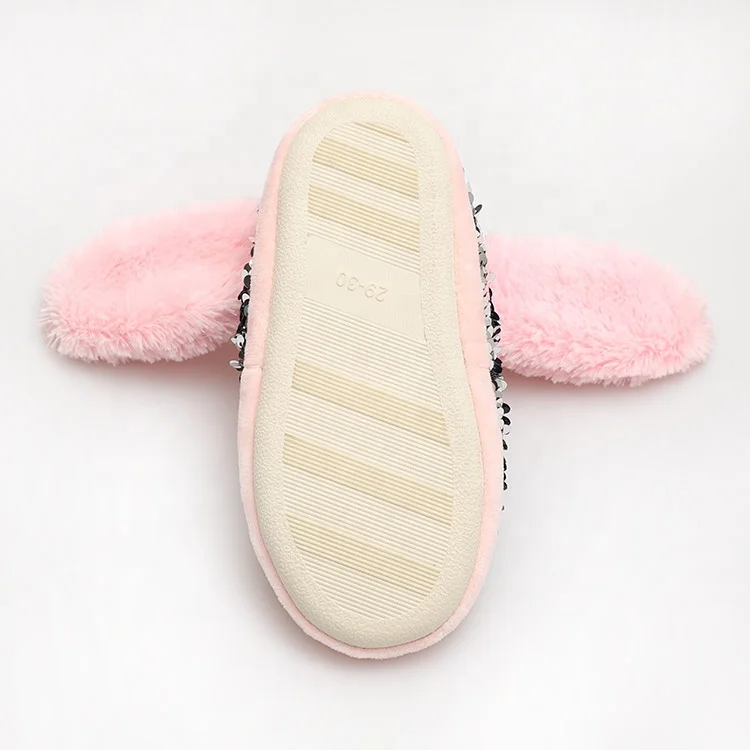 
China Wholesale Fashion Women Winter Warm Plush Indoor House Slippers 