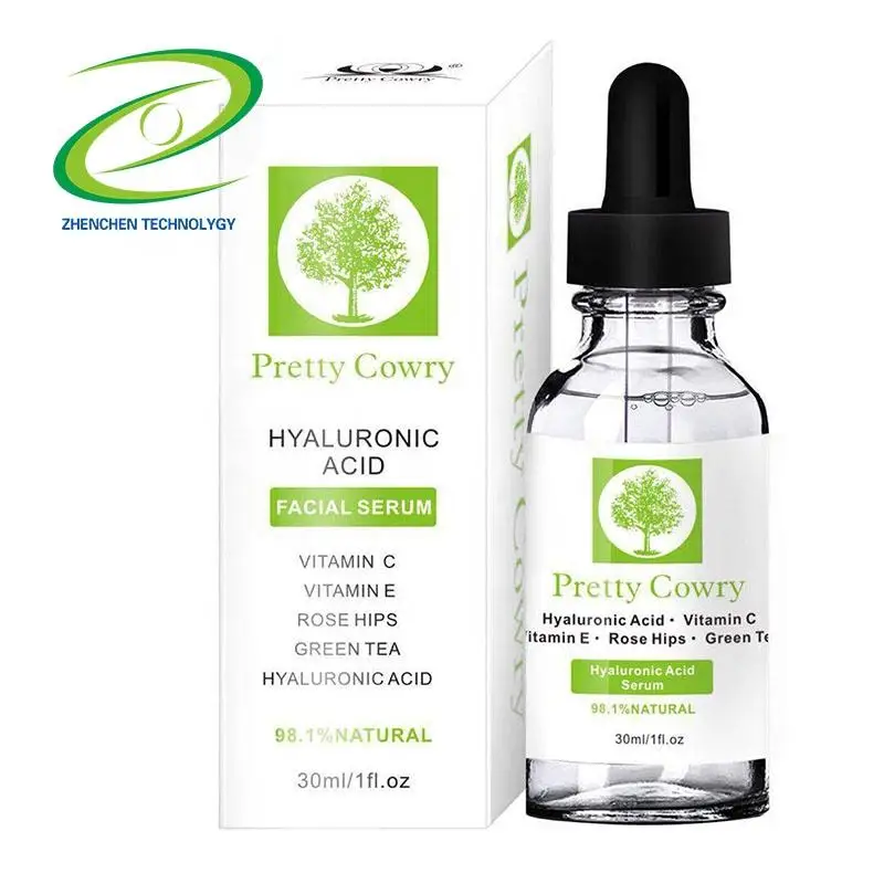 Skin care moisturizing whitening 100% nature anti aging vitamin c hyaluronic acid face serum
