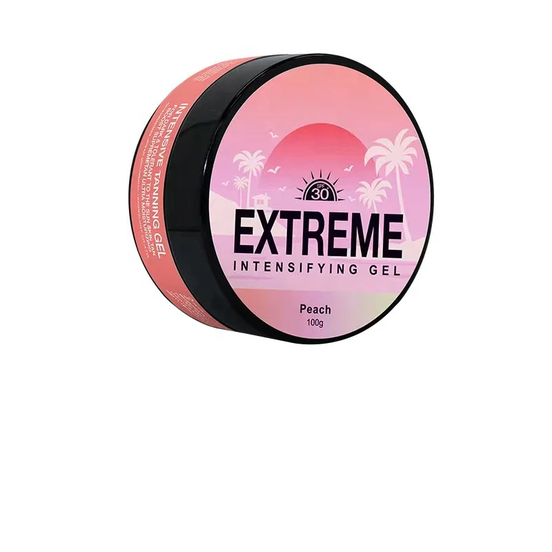 Customize private label watermelon tanning gel extreme intensifying tanning gel intensive tanning gel