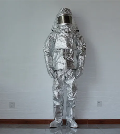 EN Standard  Fato Anti Fogo  Proteccion Contra Incendios Fire Aluminum Proximity Approaching Suit 1000 Degree