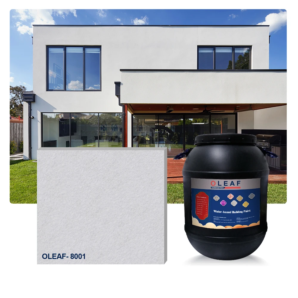 Waterborne White Color Griotte Effect Stone-like Liquid Coating Interior Exterior Wall Paint