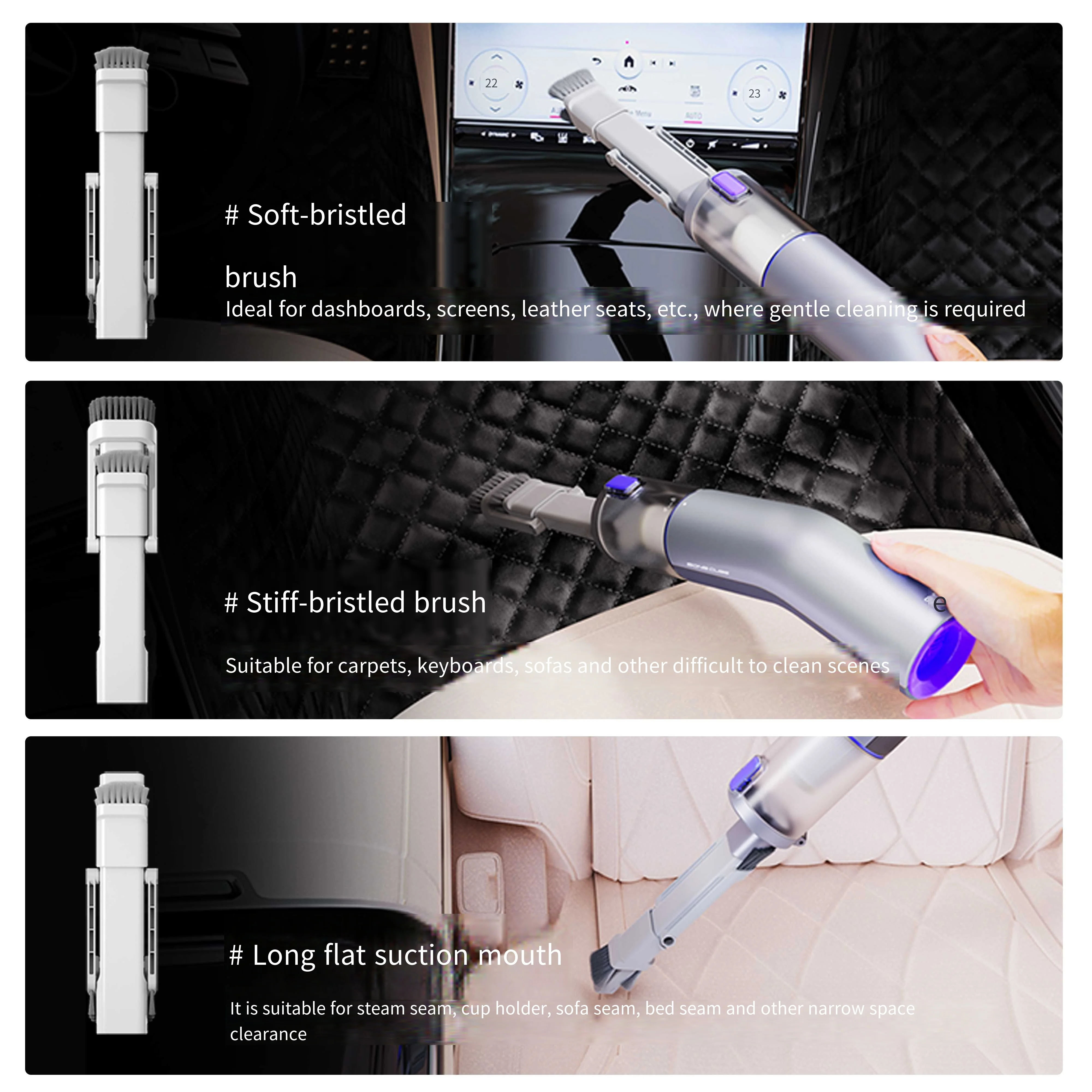 2024 hot sale industrial floor washer aspirator for car cordless handheld vacuum cleaner