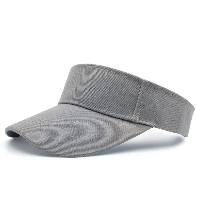 2024 Adults Outdoor Men Women Sport Cotton Customized  Logo Sun Visor Hat