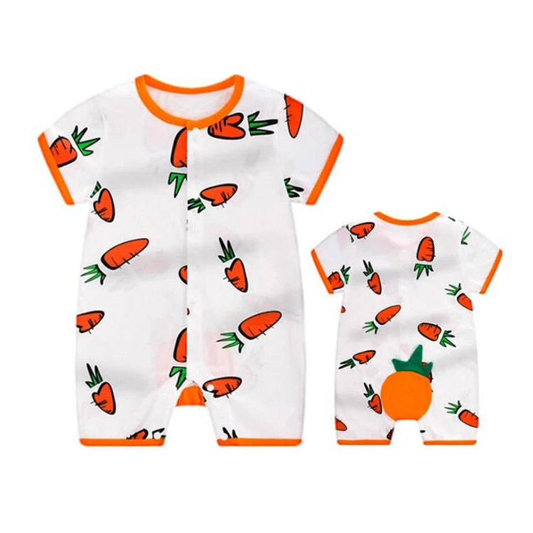 Cartoon anime short Newborn Baby Clothes 100% cotton Summer Rompers Boys Baby Girl Jumpsuit Toddler Costume