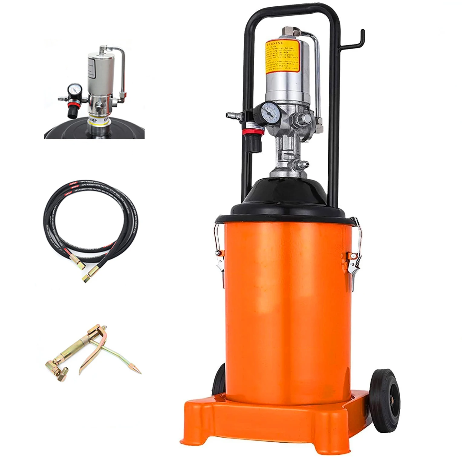 High-Pressure 12L air pneumatic grease pump  Portable Air Operated Auto Grease Lubricator