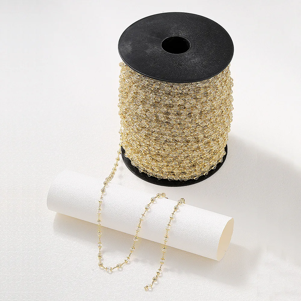 Factory Direct Semi-finished Jewelry Accessories DIY Necklace Bracelet Crystal Chains