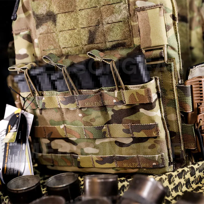 Emersongear 500D Cordura нейлоновая сумка для боевых игр тактическая Тройная 5 56 магазина многокасной ткани или жилета