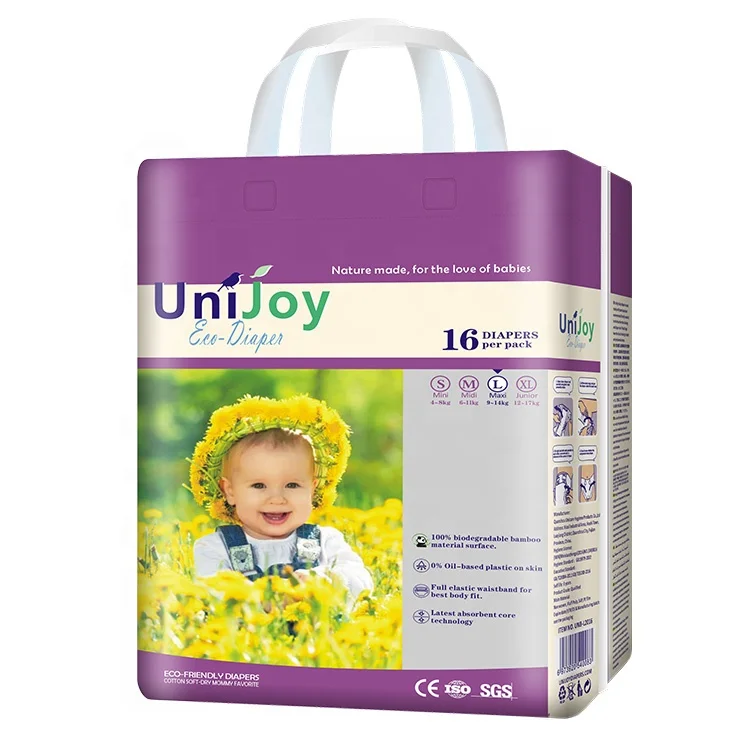  Высококачественные бамбуковые детские подгузники Unijoy от китайского
