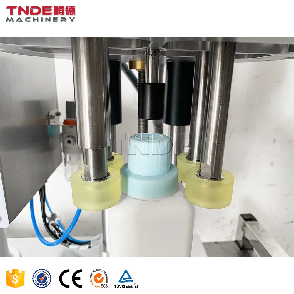 High Efficient Semi Automatic Pneumatic Capping Machine High Speed Hot Sale Bottle Capping Machine for Pump Caps