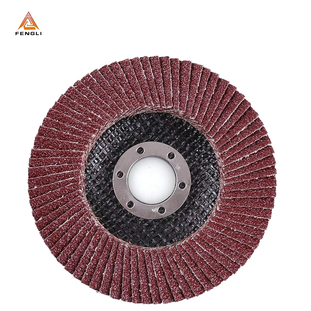 4.5 Inch Flap Discs - 20PCS 40 60 80 120 Grit Assorted Sanding Grinding Wheels, Aluminum Oxide Abrasives, Type #27