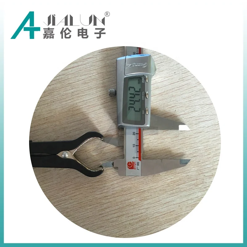 JIALUN 30A 88MM Nickel Plated ABS Insulated Strong Spring Test Battery Clip