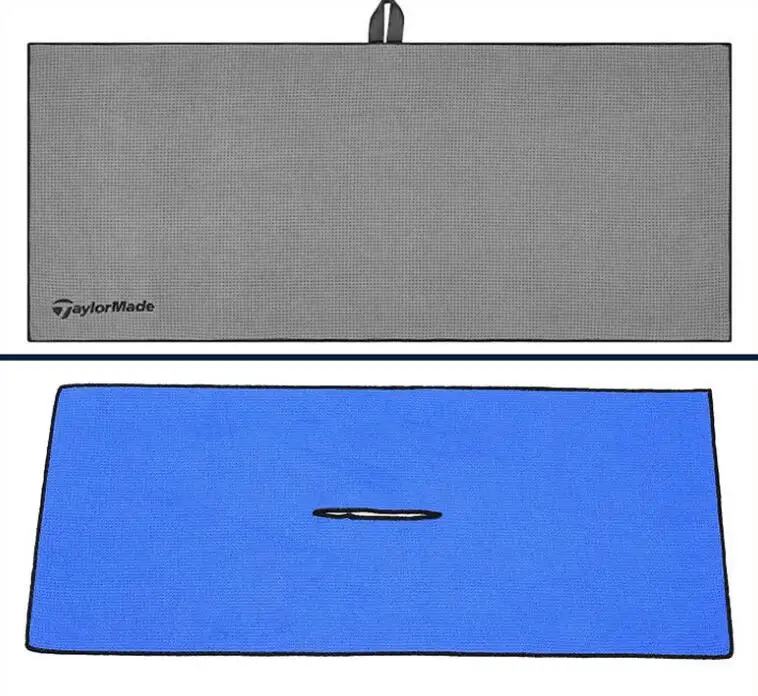 Custom XXL 16x28 & 18x24 Waffle Magnetic Golf Towel  Printed Microfiber Clip with Strong Magnet  for Sports Use