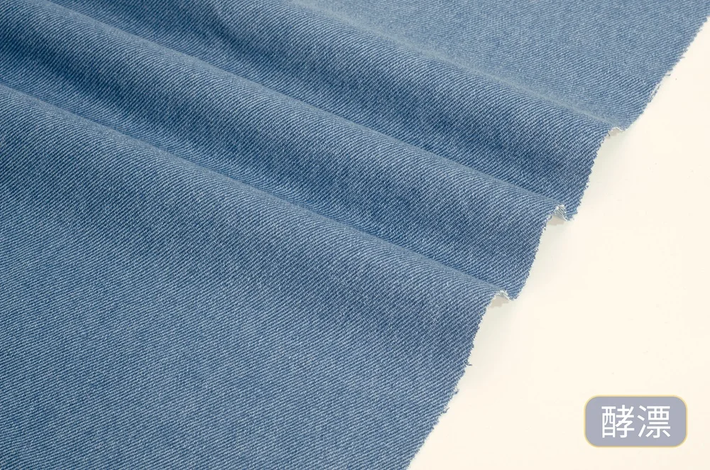 M1611# Sample card wholesale yarn dyed linen denim fabric 342g denim linen fabric for clothing