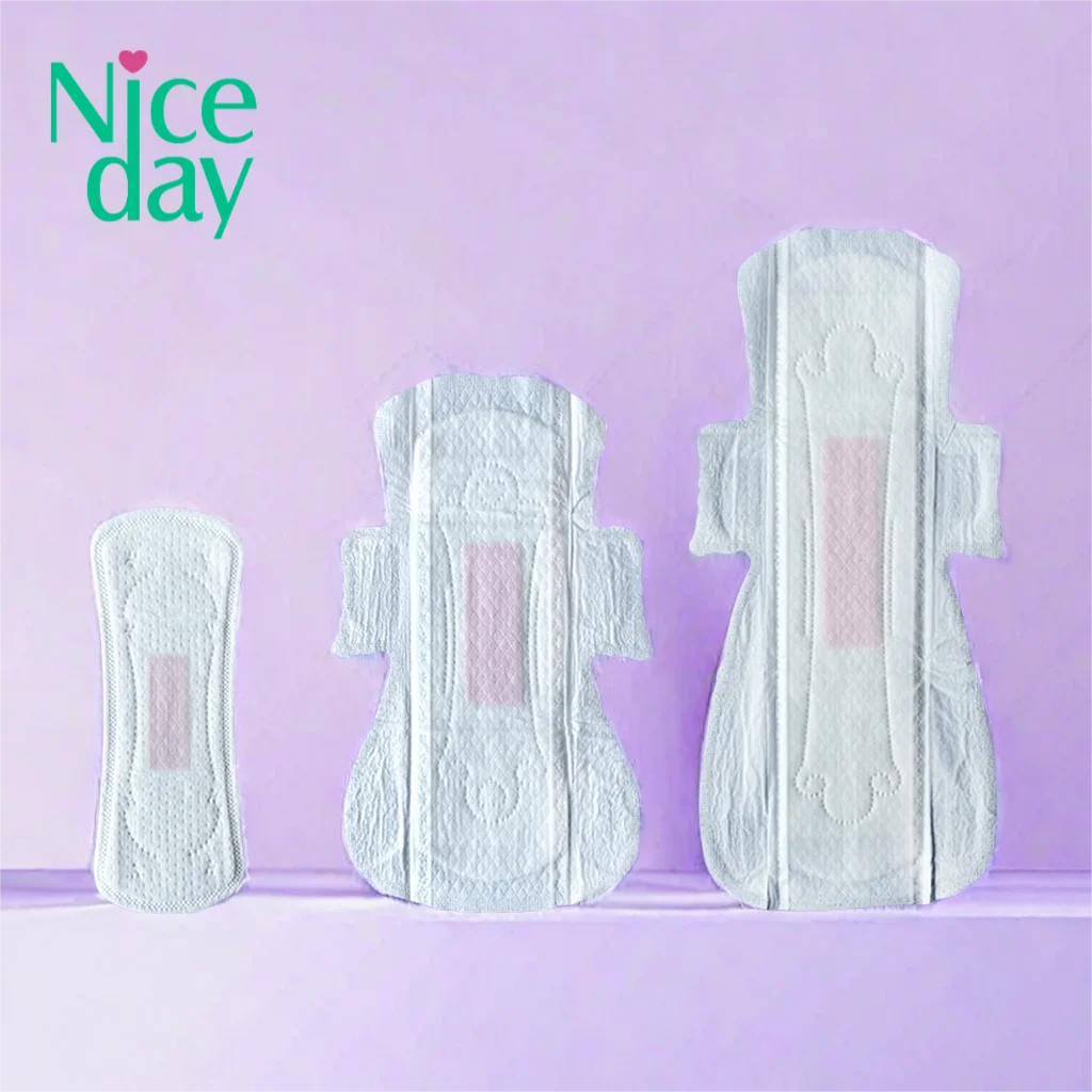 Niceday Customized Natural Youth Teen Menstrual Pad Combo Pack Sanitary Napkin