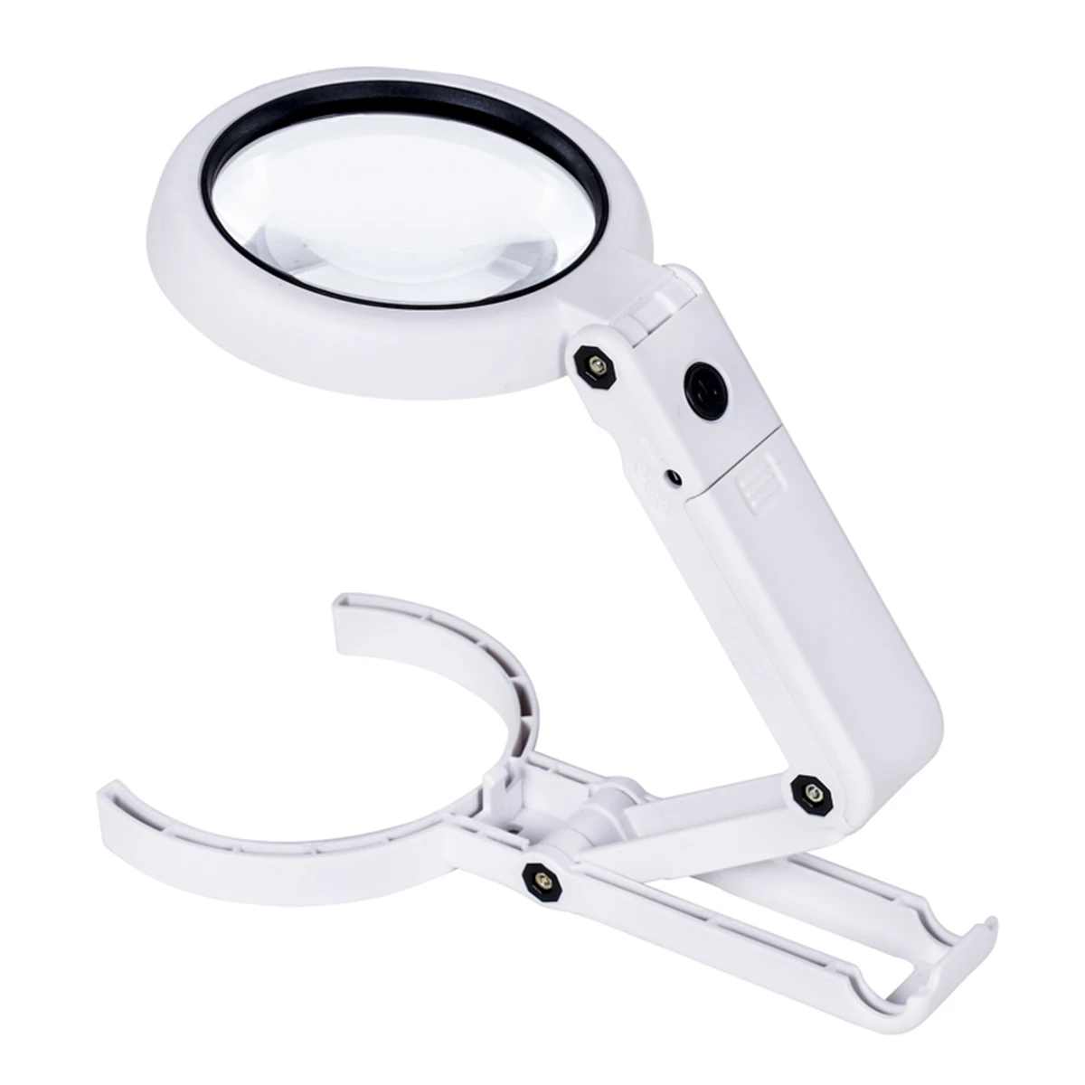 5X 11X Folding Loupe Magnifier Reading Portable Handheld Illuminated Magnifying Glass With 8 LED Lights