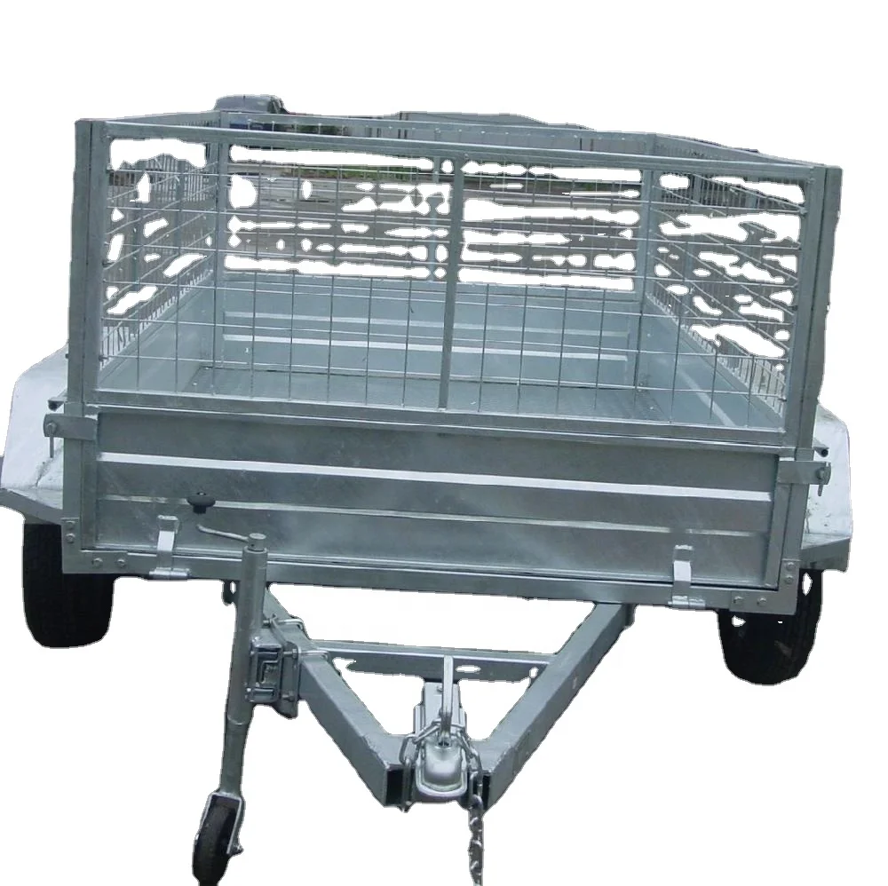 Manufacturer and Factory Supply cage trailer / Tandem box trailer CT0080E
