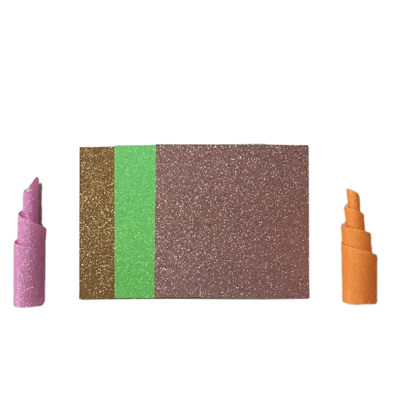 Silver Glitter Paper Cardstock Metallic Stars