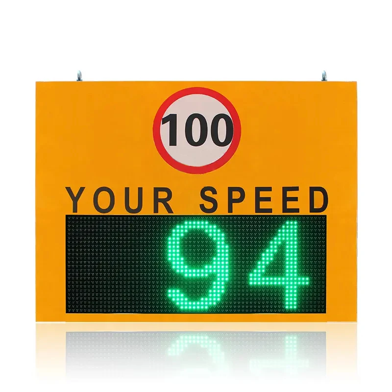 High quality LED limit speed sign solar powered speed radar signs LED outdoor display Screen