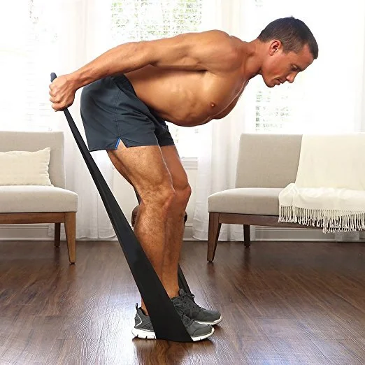 Custom Latex Stretch Natural Rubber Exercise Band Roll