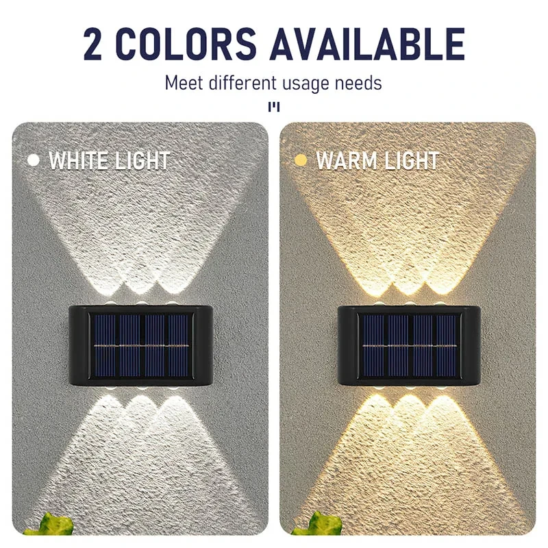 Outdoor Solar Waterproof Garden Wall Light,Corridor Wall Mounted Solar Wall Lamp/Solar Telescope Wall Lights,Solar Wall Light