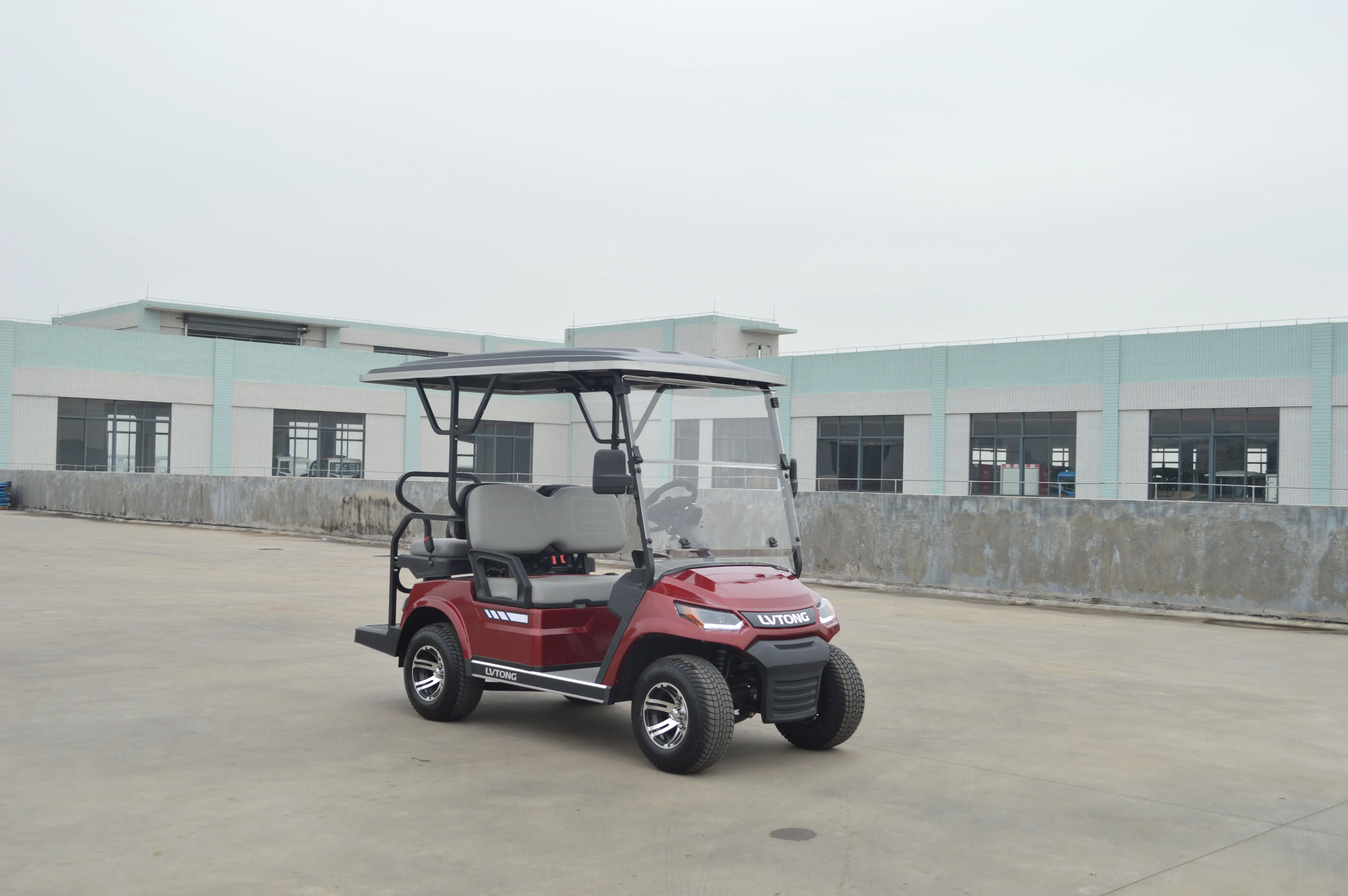 Chinese 48v Electric Golf Cart 4+2 Seater 4kw Lithium Off Road Golf Cart Hunting Golf Buggy