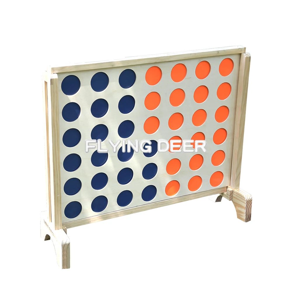 Outdoor garden lawn yard game connect 4 wooden giant connect four