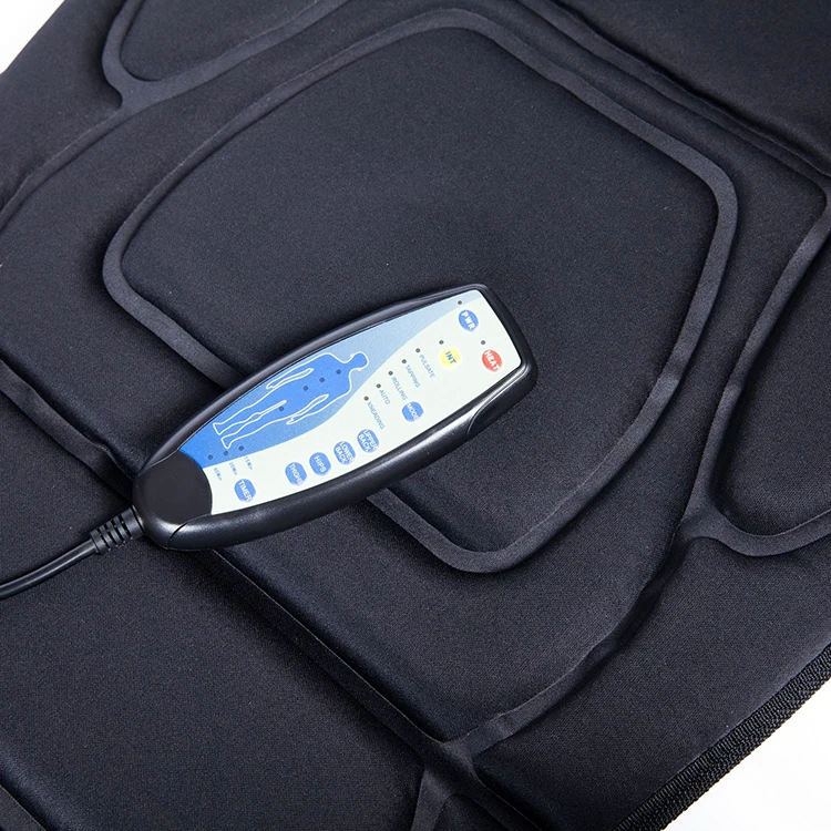 
5 Motor Home And Car Rechargeable Seat Electric Vibrate Back Butt Massage Cushion With Heat 