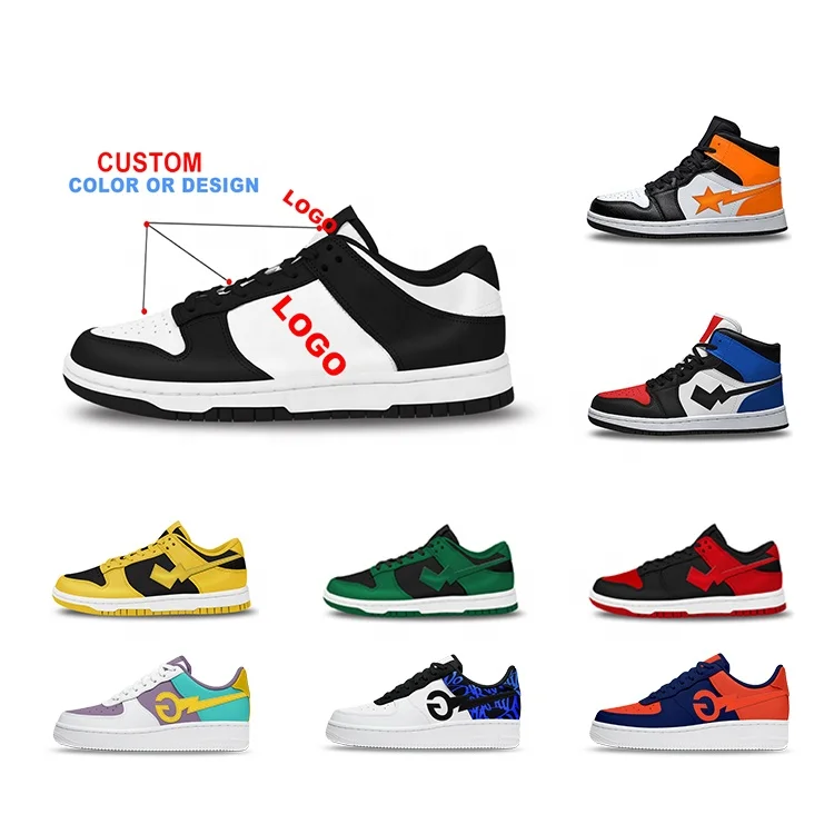 Designed tennis custom logo shoe box skateboard sb dunks low cut sneaker sport shoe manufacturer custom men
