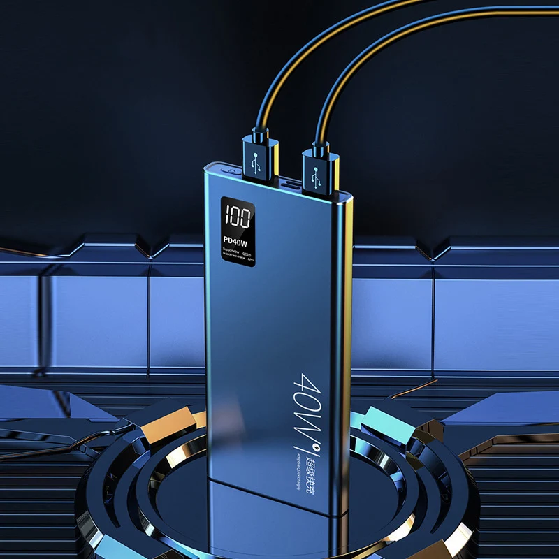 Power Bank 20000Mah 45W Quick Charge Usb-C Mi Powerbank 20000Mah External Battery For Notebook Macbook