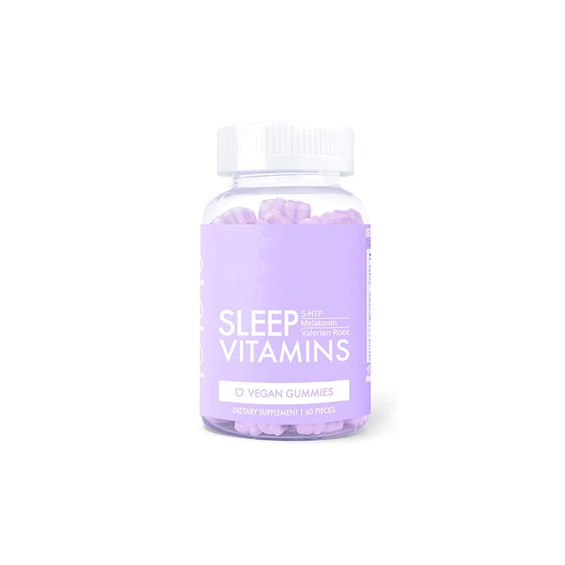 sleep gummies sleep bear Vegan Gummy Vitamins with Melatonin, 5-HTP, Magnesium, L-Theanine, Valerian Root, Lemon Balm for adults