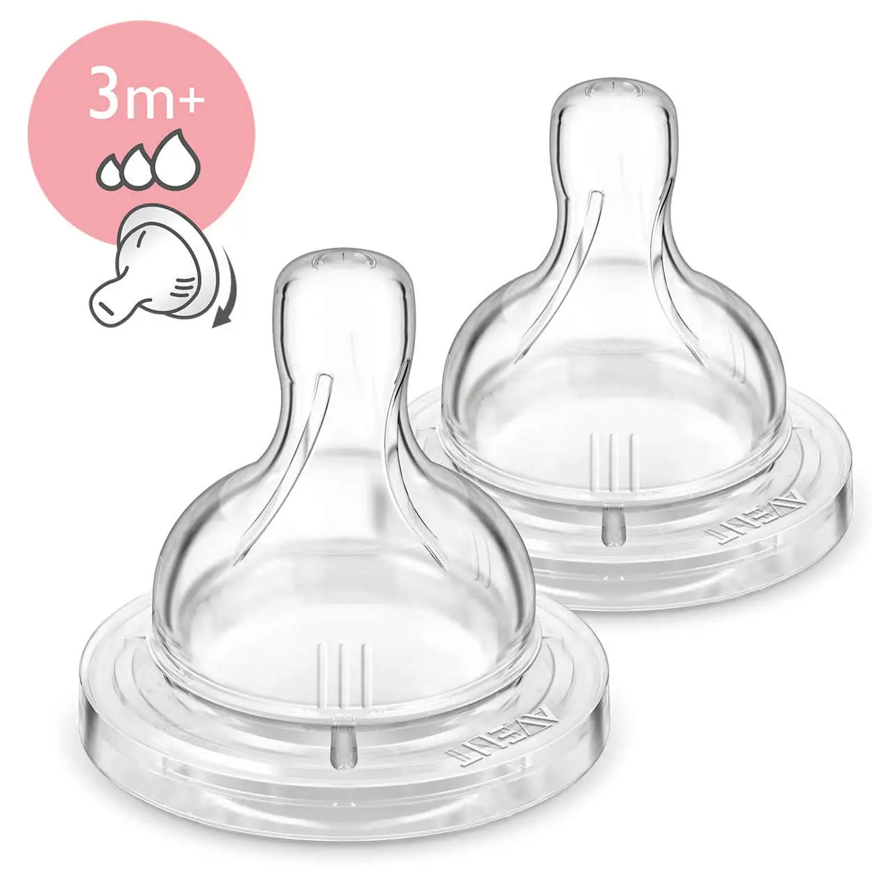 BPA Free Custom Baby Pacifiers Suitable A v e n t bottle Anti-Colic Nipples Pacifier For Baby Soother