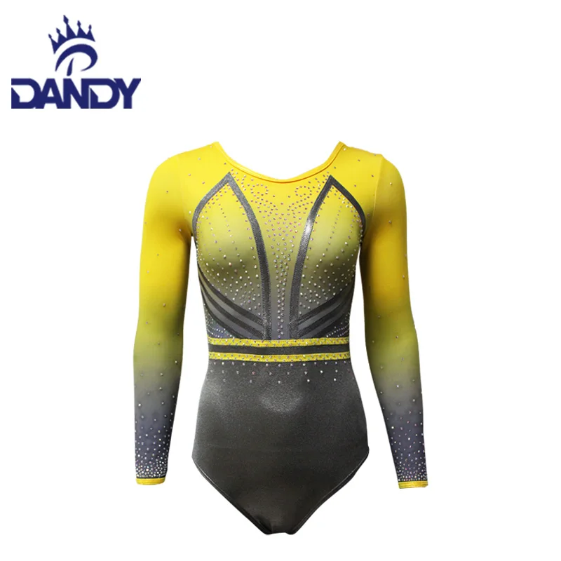 Custom figure skating competition dresses Gymnastics Leotard Designs OEM